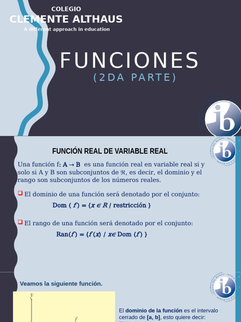 Funciones Reales de Variable Real | PDF | Función (Matemáticas) | Análisis