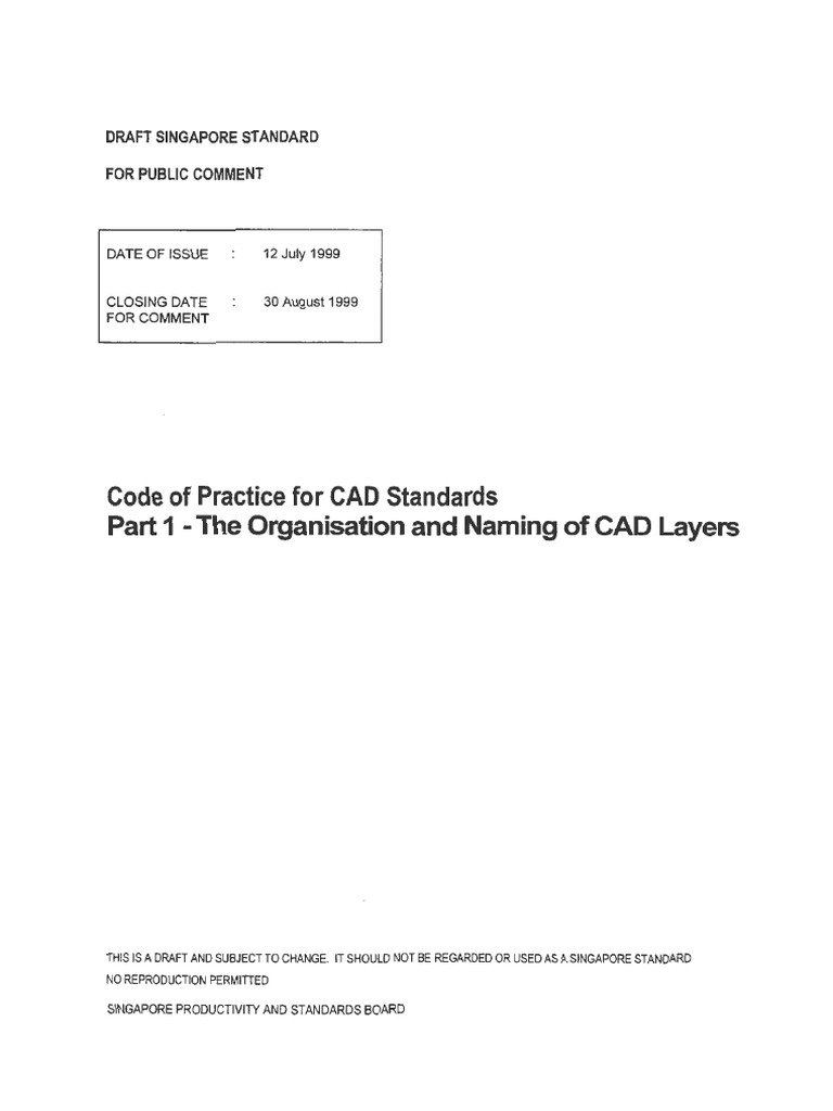 CP CAD StandardsPart1 Organisation | PDF | Computer Aided Design | Wall