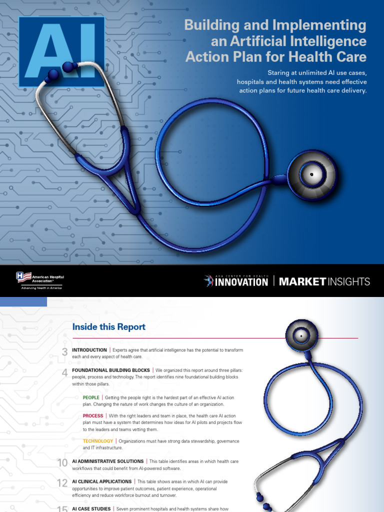 AI Action Plan for Health Care 2025 | PDF | Artificial Intelligence ...