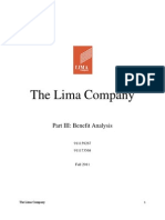 REID B SANDNER - The Lima Company Analysis_Fall 2011