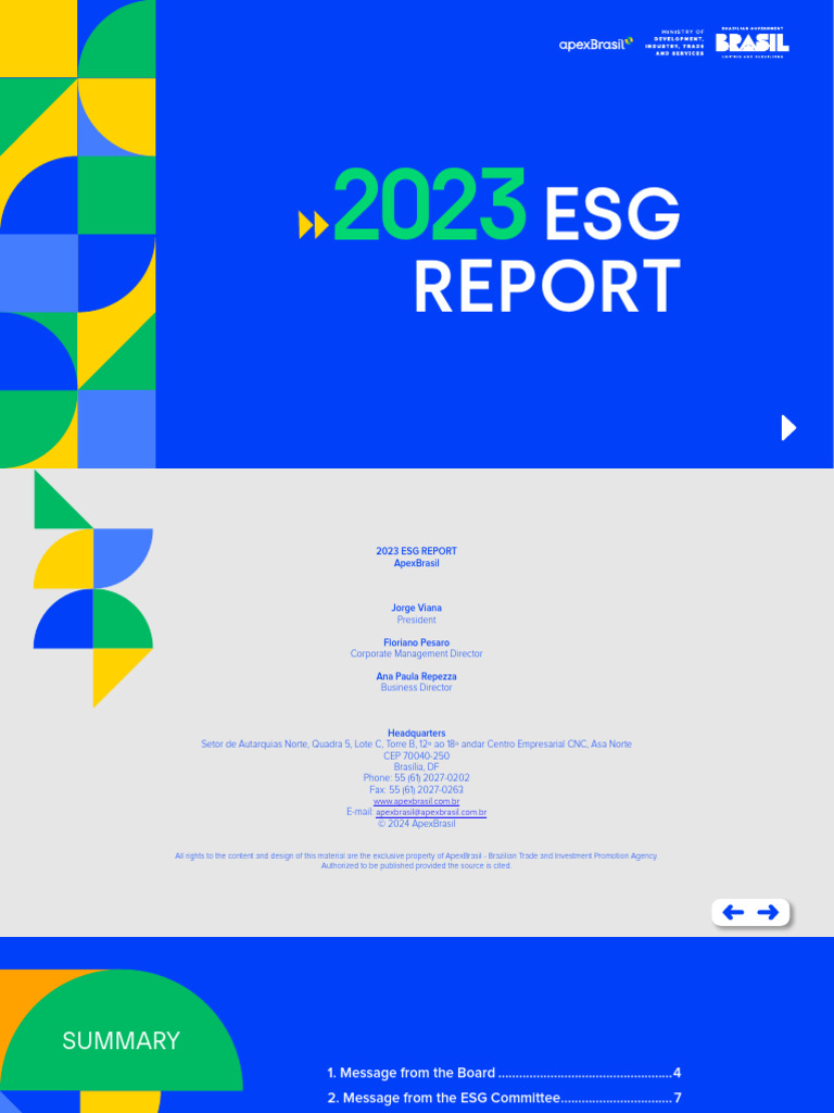 2023 ESG Report | PDF | Sustainability | Economies