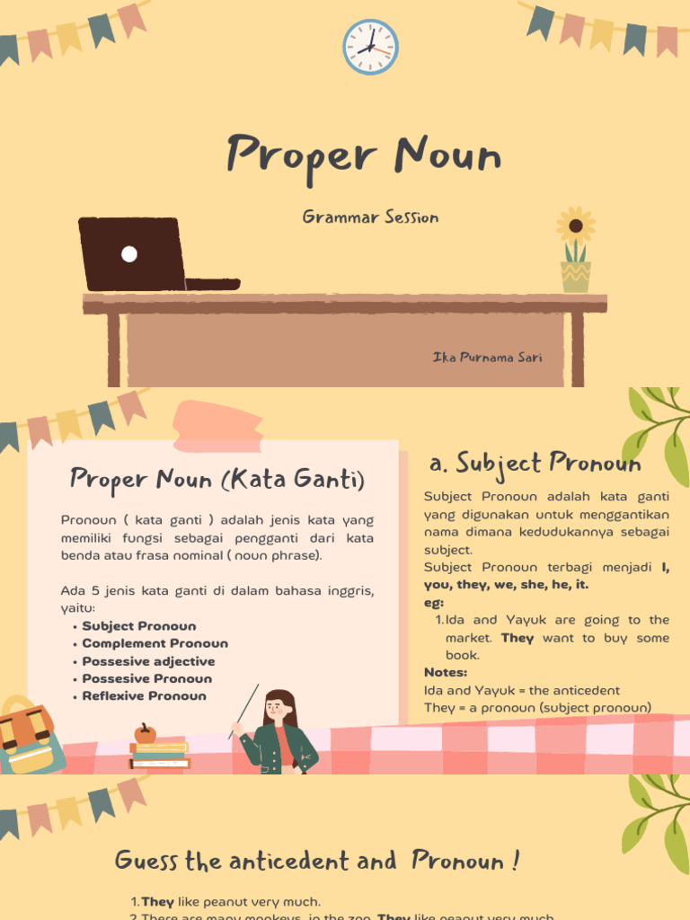 Understanding English Pronouns | PDF | Pronoun | Noun