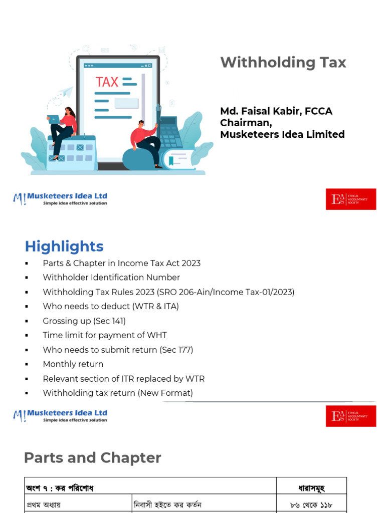 Withholding Tax Rules 2023 Overview | PDF | Taxes | Economies
