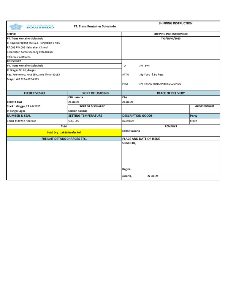Si Bwi Etd 28 Juli 2025 | PDF