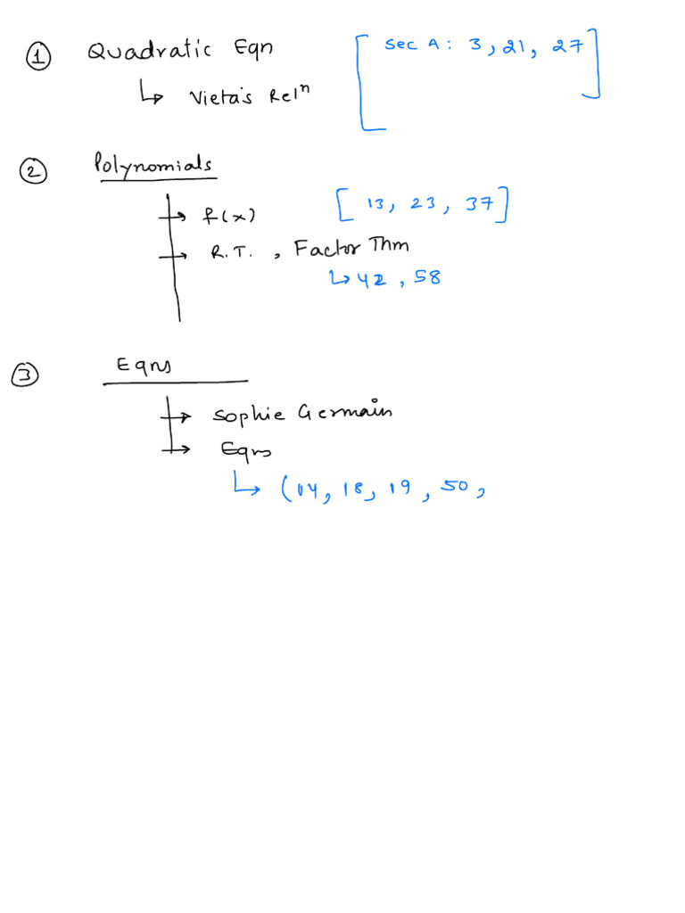 NMTC Algebra | PDF