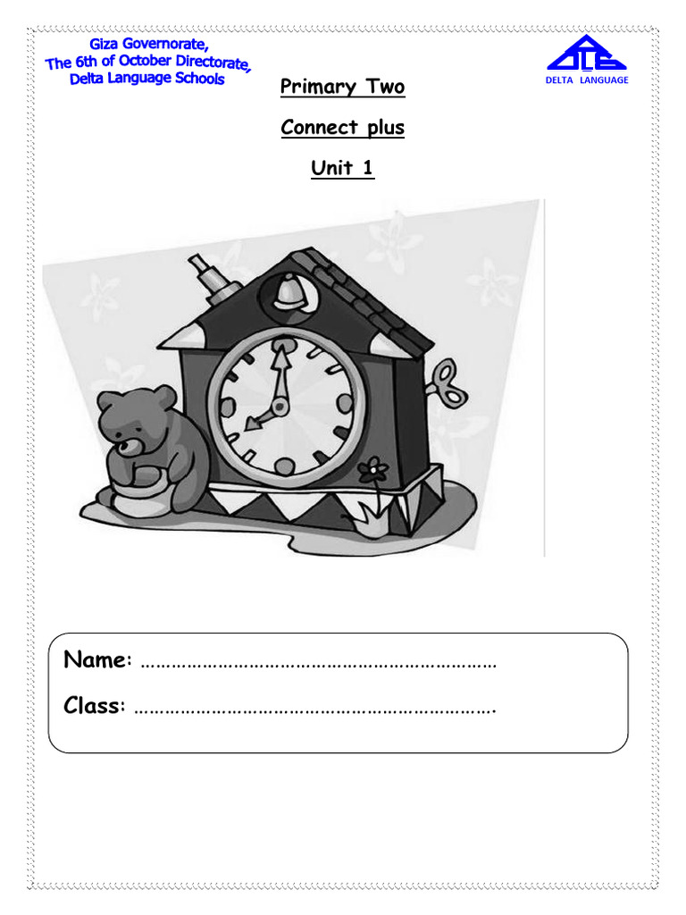 Connect Plus Primary 2: Unit 1 Exercises | PDF | Linguistics | Languages