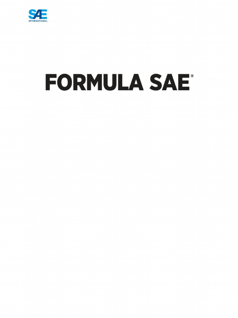 FSAE Rules 2025 V3 | PDF