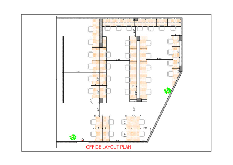 Tusharbhai Office Layout Plan 2 Revised Plan 24625 | PDF