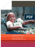 Development For All: Towards A Disability-Inclusive Australian Aid Program 2009-2014