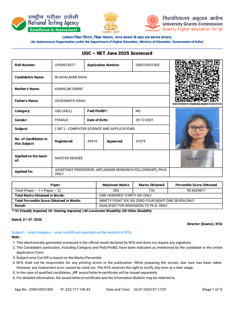 University Grants Commission (UGC)-NET _ India | PDF | Higher Education ...