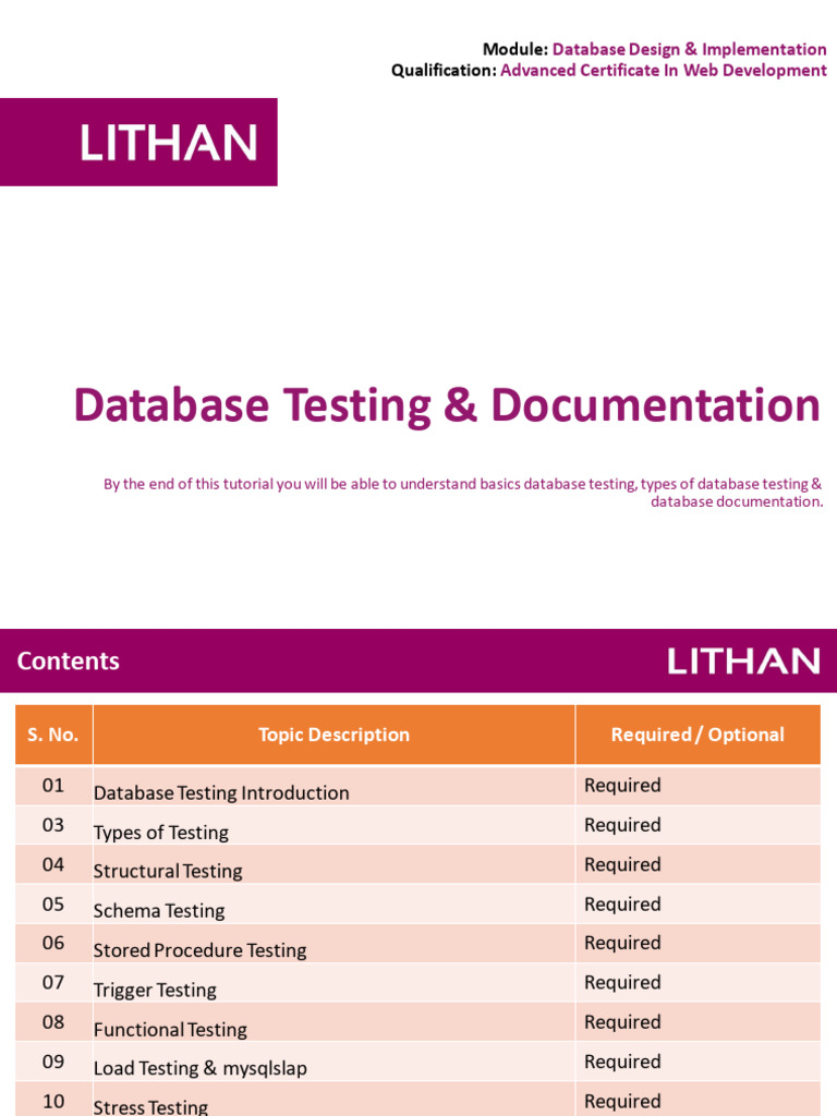MySQL Database Testing with mysqlslap | PDF | Software Testing | Databases
