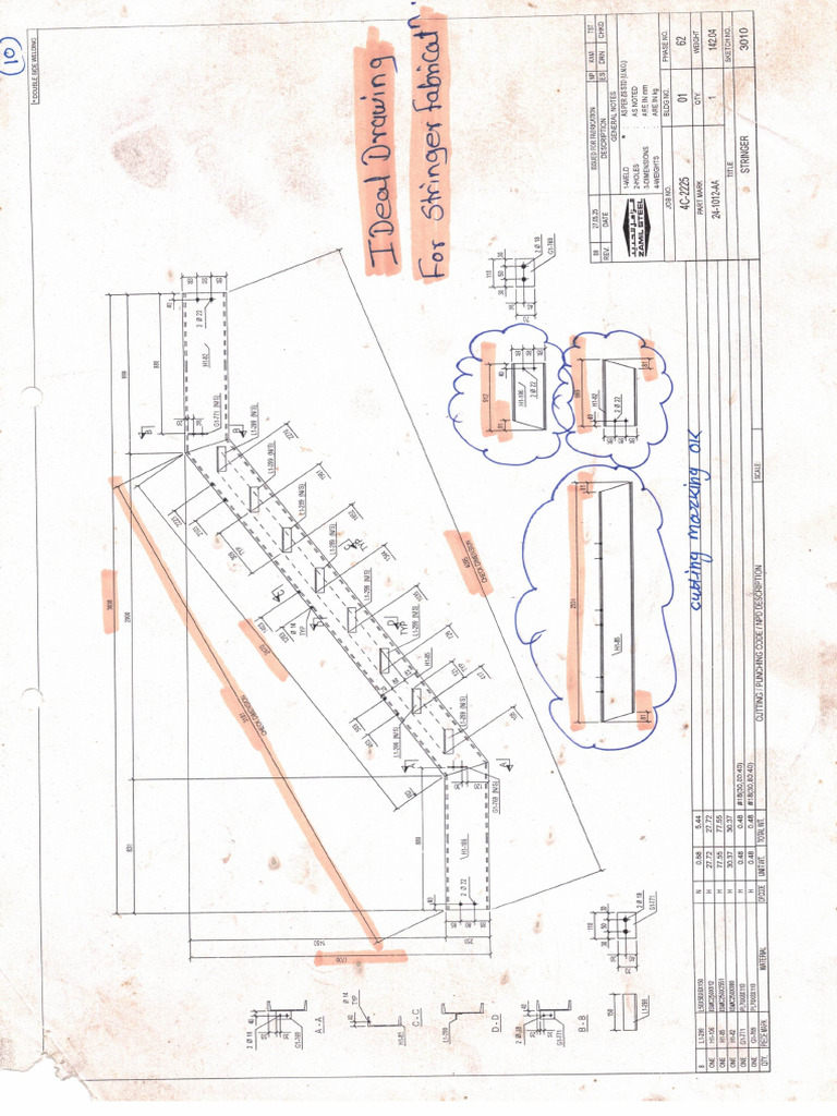 Ideal Stringer Drawing | PDF