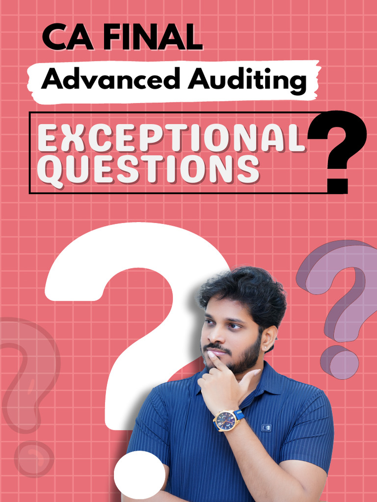 Advanced Auditing and Ethics Insights | PDF | Audit | Auditor's Report
