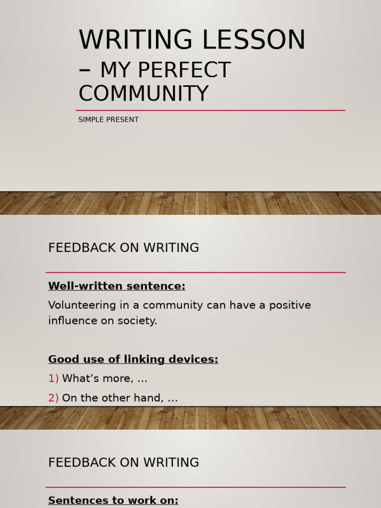 Writing Lesson - A2 | PDF