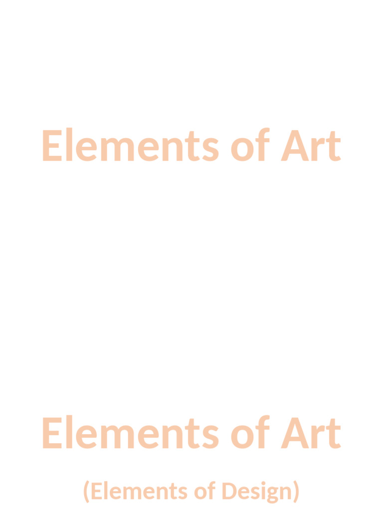 Elements of Art | PDF