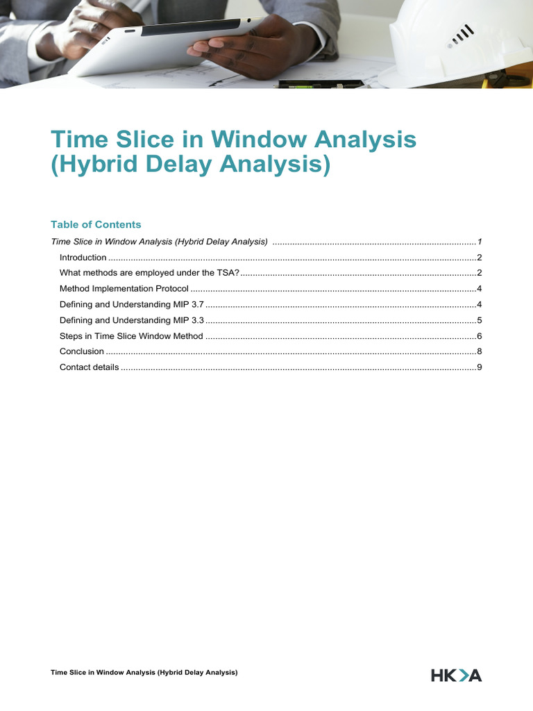 Time Slice Window Analysis Explained | PDF | Simulation