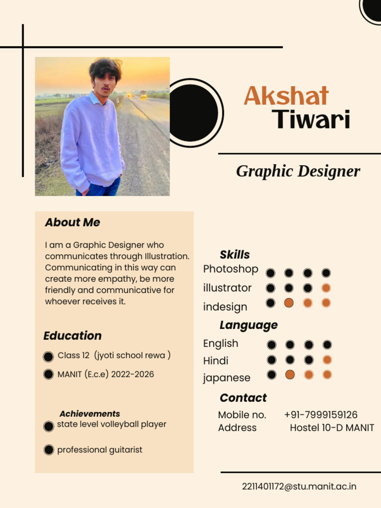 Graphic Designer Akshat Tiwari Profile | PDF