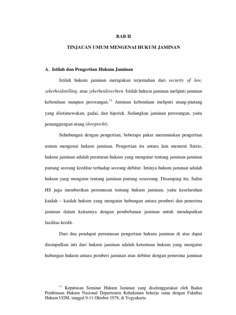 Hukum Jaminan Makalah