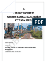 Sip Report On Working Capital