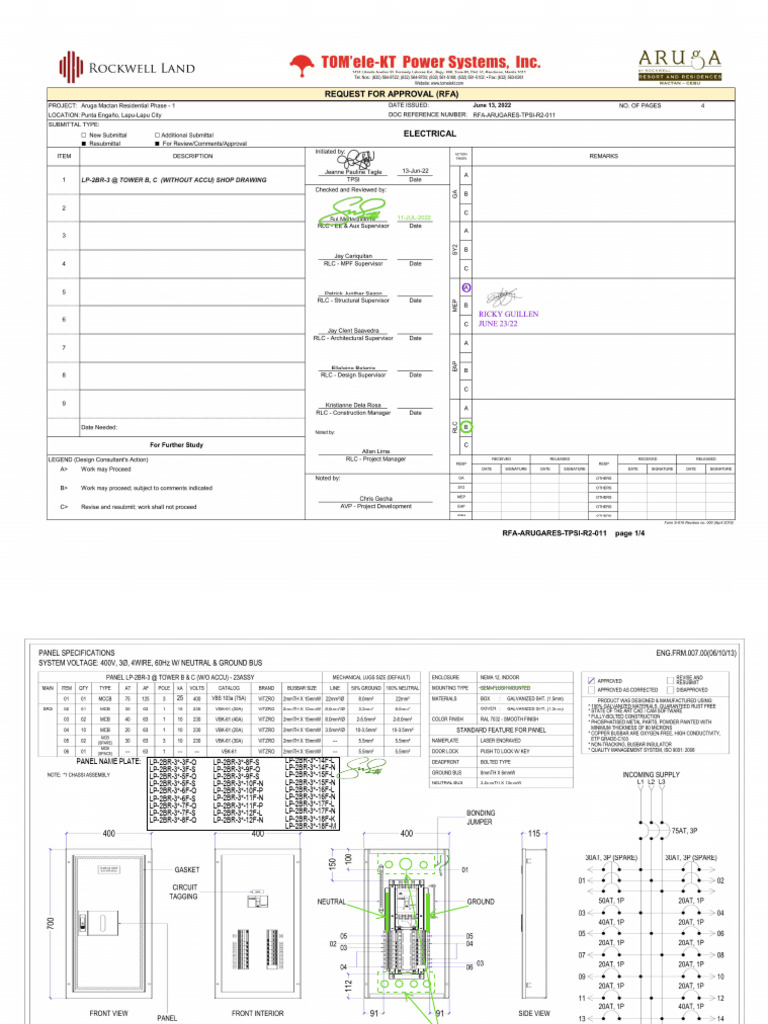 Rfa-Arugares-tpsi-r2-011 Lp-2br-3 at Tower B, C (Without Accu) | PDF