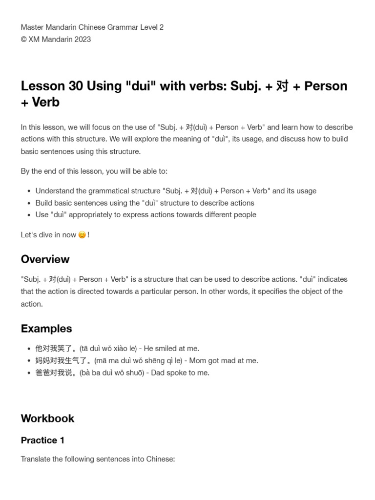 Grammar l2 l30 | PDF