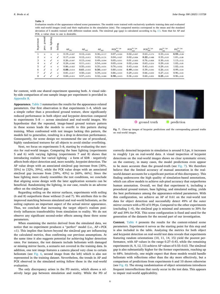 Sim2Real Evaluation of Scene Parameters | PDF | Experiment | Scientific ...