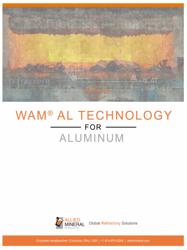 WAM® AL Technology for Aluminum Refractories | PDF | Refractory | Aluminium
