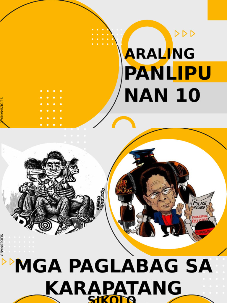 Aralin 10 Mga Paglabag Sa Karapatang Pantao | PDF