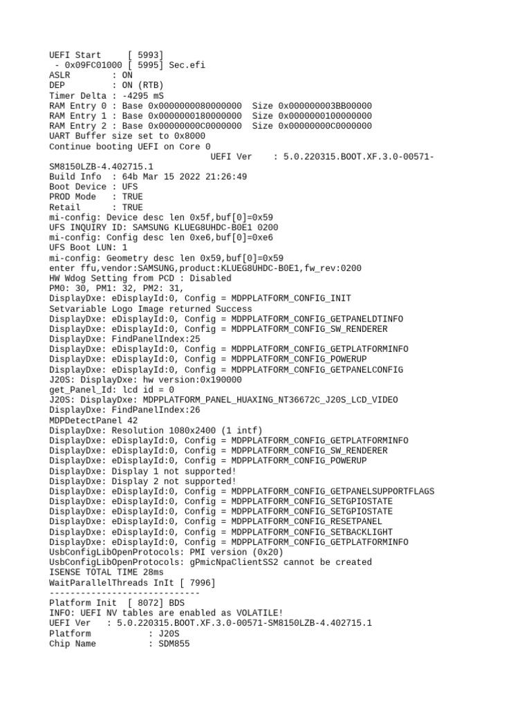 UEFI Boot Configuration Overview | PDF | Booting | Operating System ...
