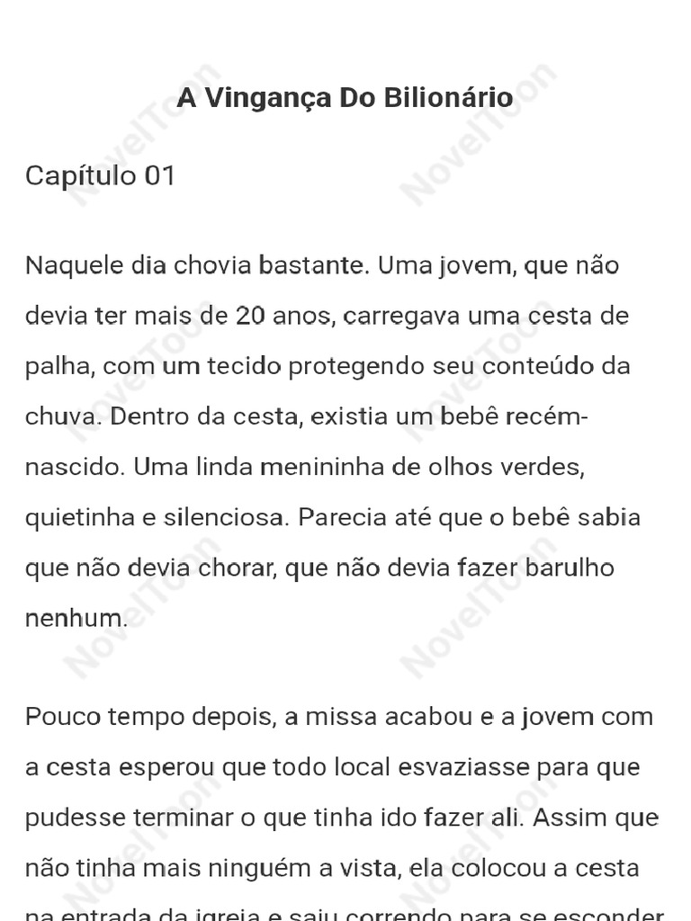 A Vingança Do Bilionário | PDF