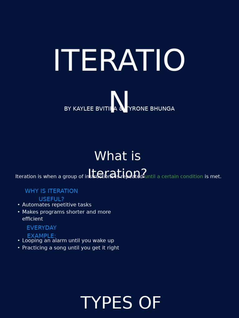 Understanding Iteration in Programming | PDF