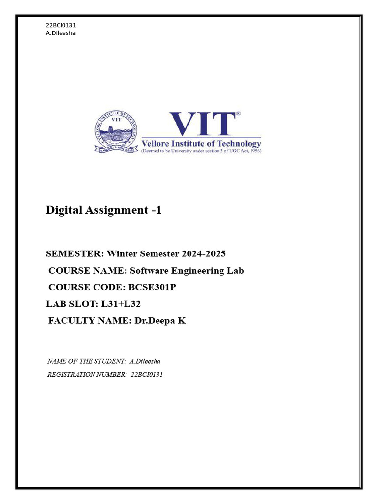 Software Engineering Lab: Project Models | PDF | Software Testing ...