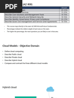 Microsoft Azure AZ 900 Notes | PDF | Cloud Computing | Microsoft Azure
