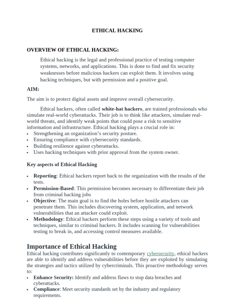 Ethical Hacking Complete | PDF | Internet Protocols | Internet Protocol ...