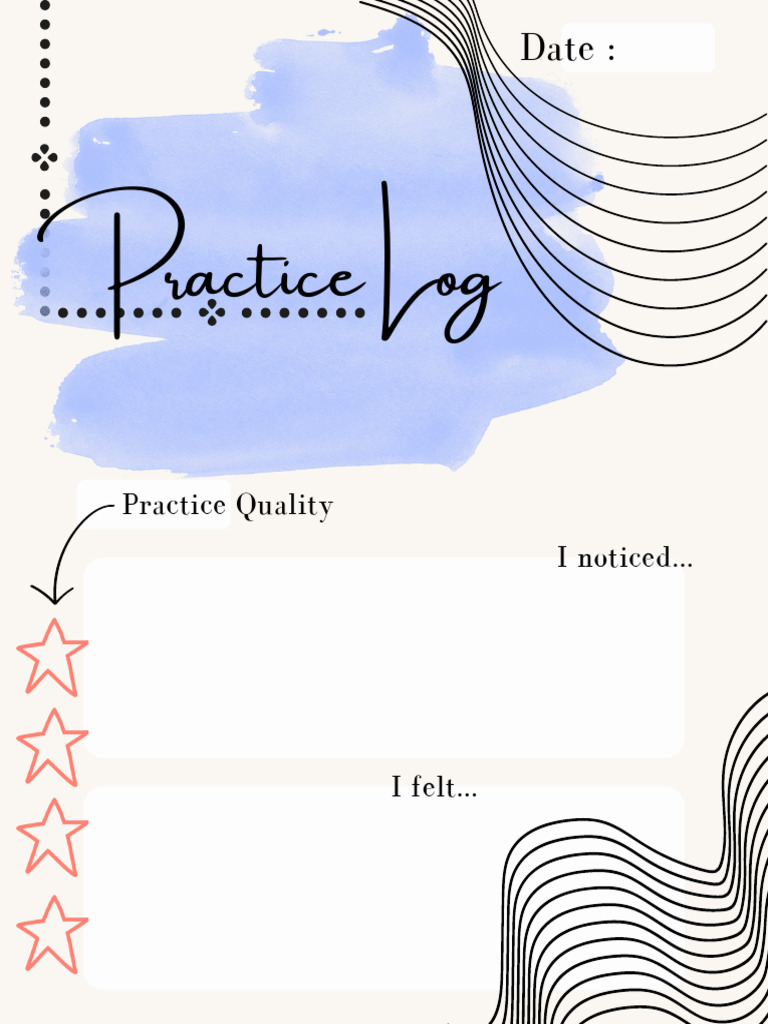 Practice Log | PDF