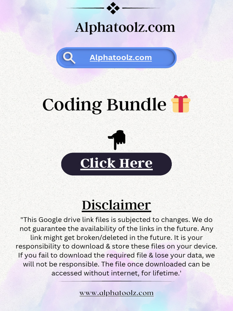 Alphatoolz Ultimate Coding Bundle PDF | PDF