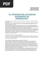 El Profesor en Los Nuevos Escenarios