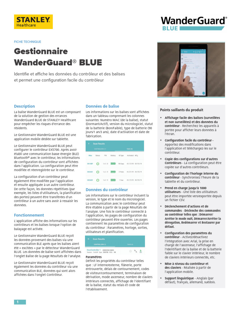 Gestionnaire WanderGuard BLUE: Guide d'utilisation | PDF | Ordinateur ...