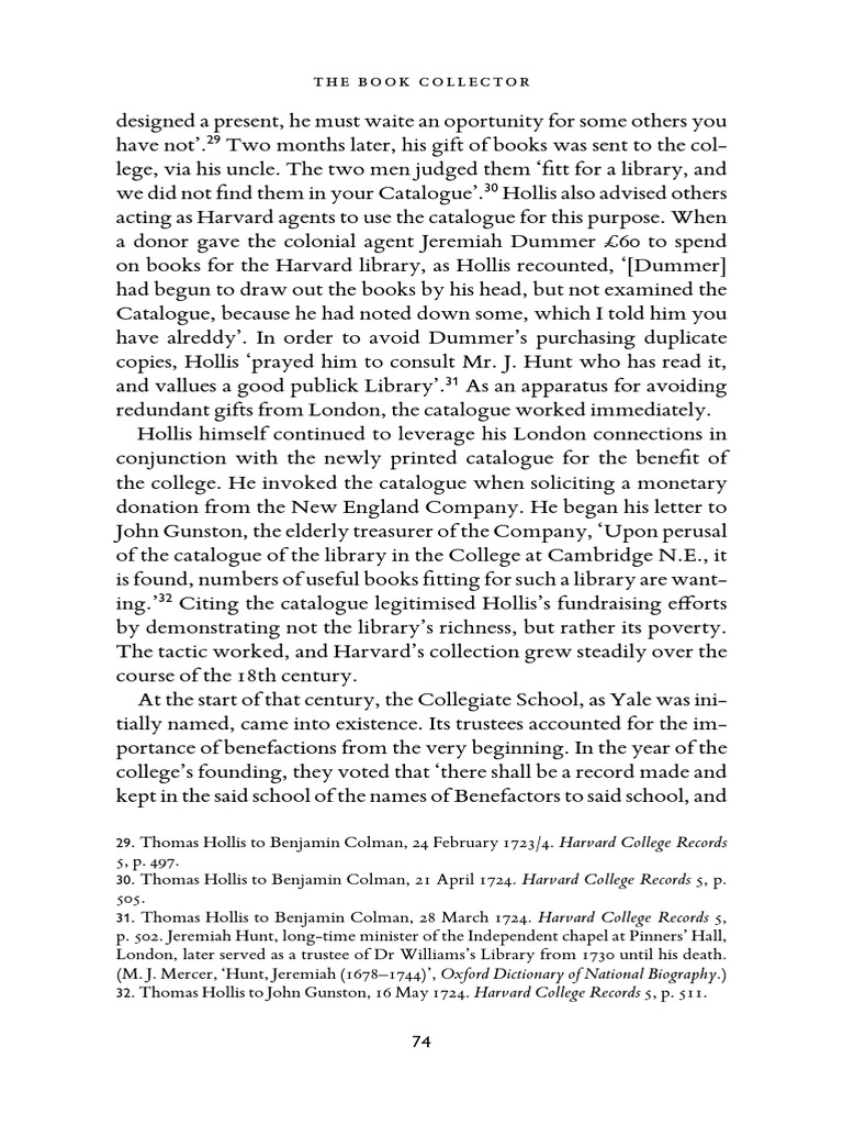 The Book Collector Example 2023 01-76-78 | PDF | Yale University