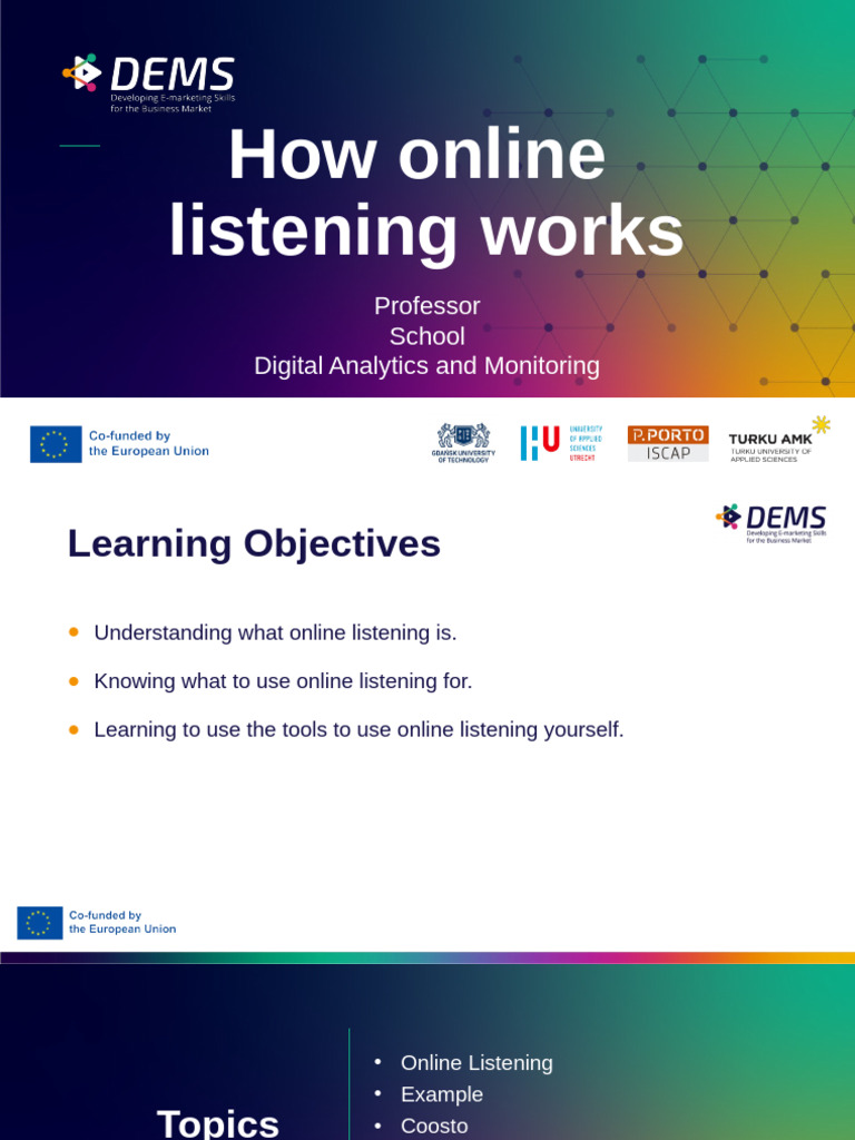 Understanding Online Listening Tools | PDF | Social Media | Popular ...