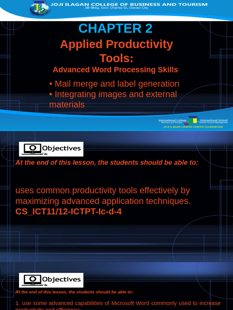 Advanced MS Word Productivity Tools | PDF | Microsoft Word | Microsoft ...