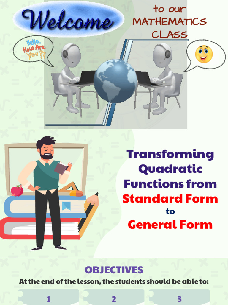 Transforming Quadratic Functions | PDF | Mathematics | Algebra