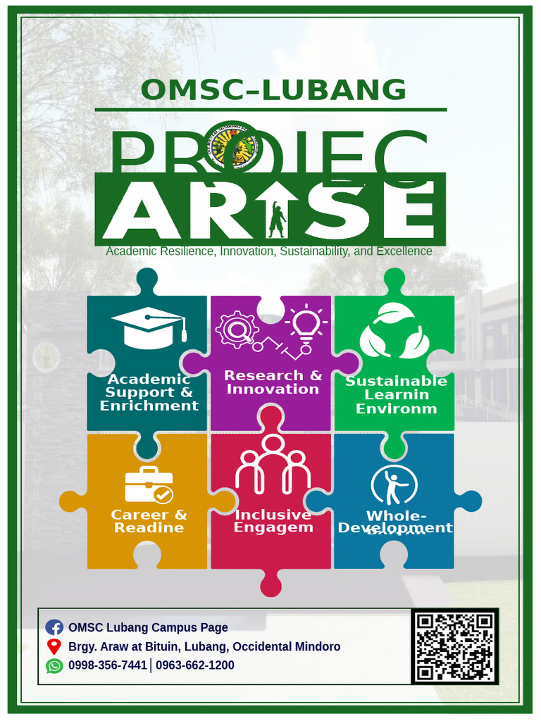 OMSC Lubang: Project Arise Overview | PDF