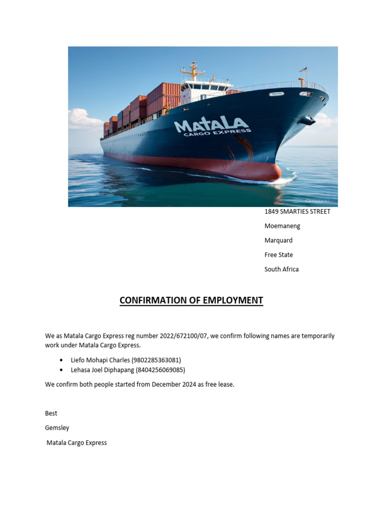 Confirmation | PDF