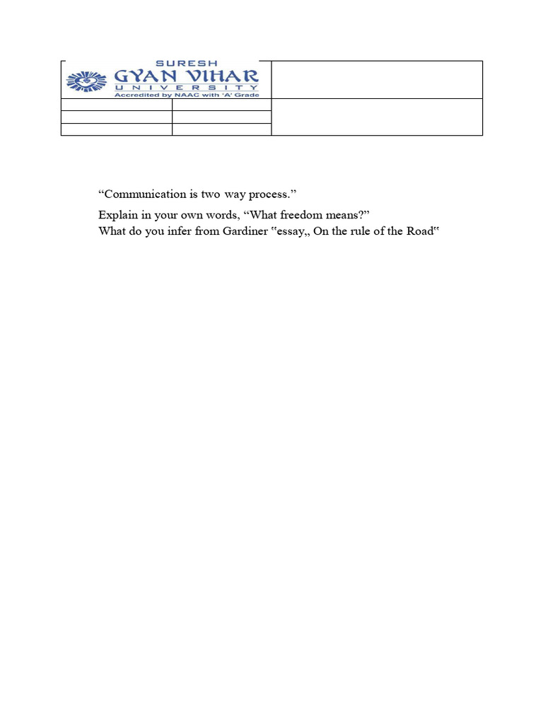 Communication Skills Assignment Guide | PDF