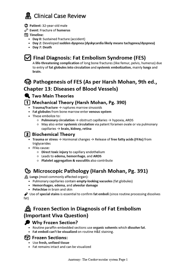 ⚕️ Clinical Case Review | PDF | Clinical Medicine | Anatomy