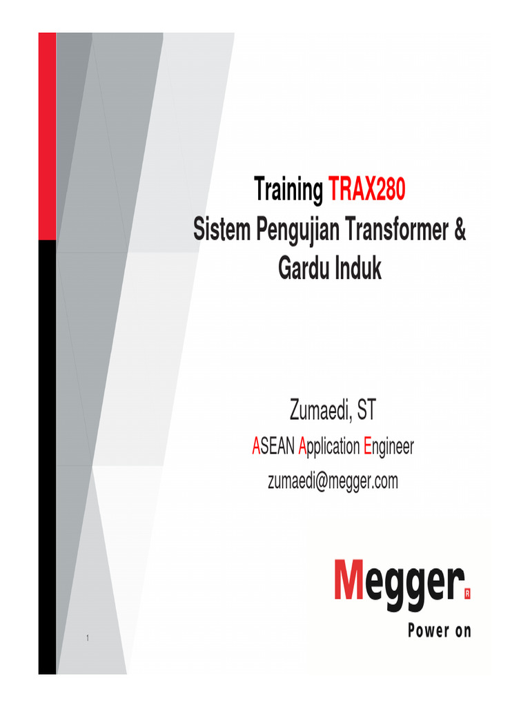 Prosedur Pengujian TRAX280 Circuit Breaker | PDF
