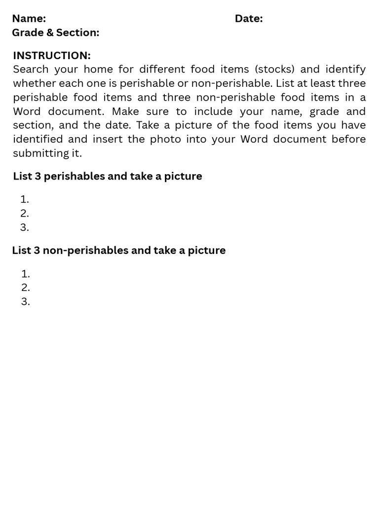 Lesson 6 Activity | PDF