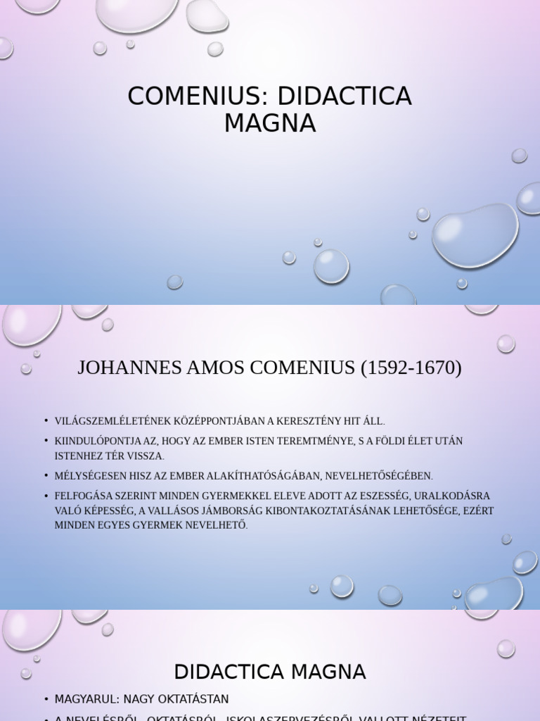 Comenius Didactica Magna | PDF