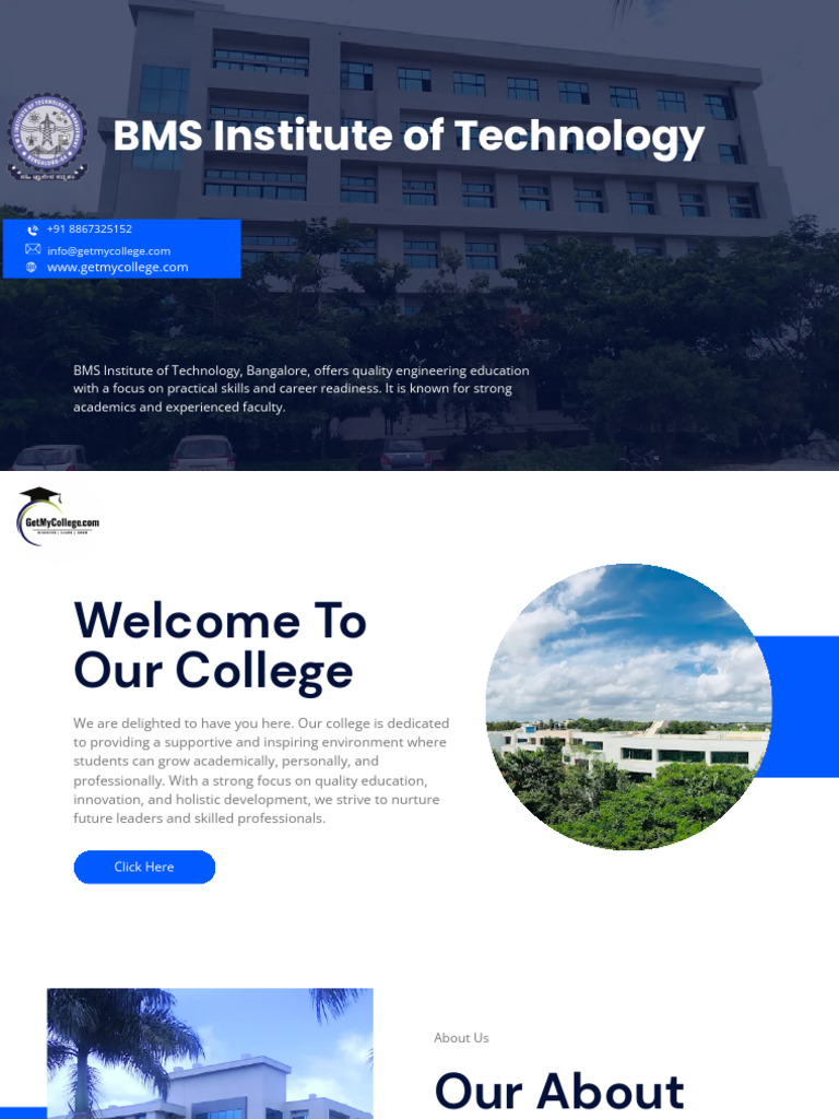 BMS Institute of Technology Overview | PDF | Learning | Cognition